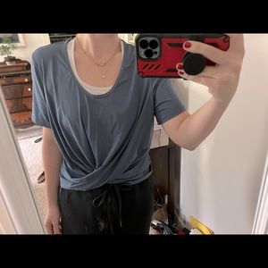 lululemon twist-front scoop neck top